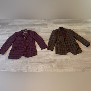 Pair of Paisley and Gray blazers